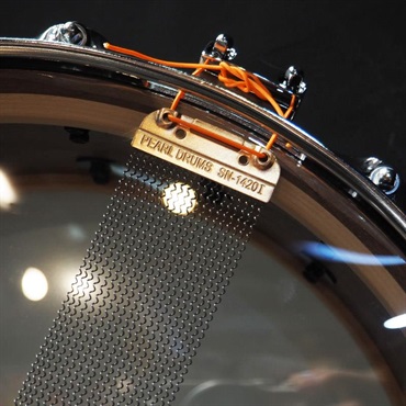 Pearl MCCW1465S/C #1008 Music City Custom -USA Solid Walnut Shell Snare Drums 14×6.5- [Quartersawn Sycamore Chevron with Ebony Borders] 画像8