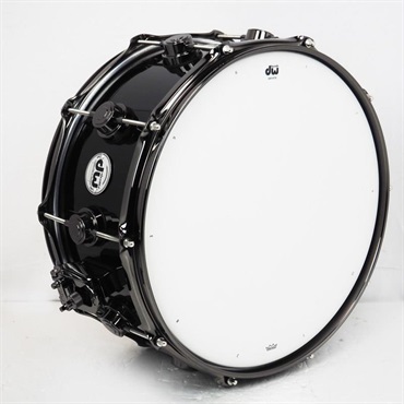 dw DR546514SSN302 [Collector's Hybrid Shell PurpleCore Maple Snare Drum 14×6.5 / Piano Black / Black Nickel Hardware] 画像3