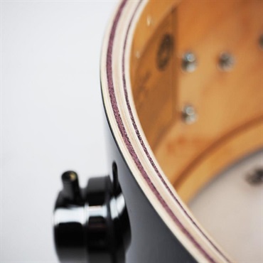 dw DR546514SSN302 [Collector's Hybrid Shell PurpleCore Maple Snare Drum 14×6.5 / Piano Black / Black Nickel Hardware] 画像9