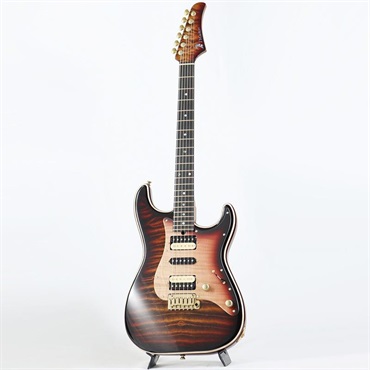 T’s Guitars Ikebe 50th Anniversary ST-22 Selected 5A Quilted Maple Top (Tiger Eye Burst) [SN.033312] 画像1