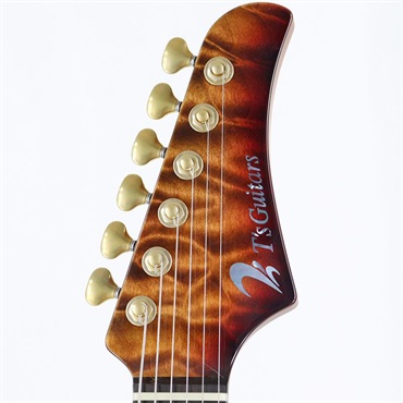 T’s Guitars Ikebe 50th Anniversary ST-22 Selected 5A Quilted Maple Top (Tiger Eye Burst) [SN.033312] 画像9