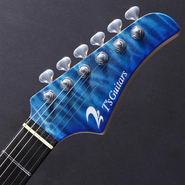 T’s Guitars Ikebe 50th Anniversary ST-22 Selected 5A Quilted Maple Top (Trans Blue Burst) #033308 画像4
