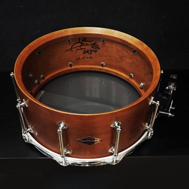 Craviotto USED 中古 Custom Shop Solid Cherry Shell Snare Drum 14×6.5 [2004年製造/250 of 29/Craviottoロゴ入りケース付属] 画像8