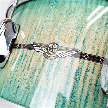 TAMA TMS1465DR-ECB [STAR Maple 14×6.5 Snare Drum - Emerald Sea Curly Maple Burst]【Made in Japan】 画像2