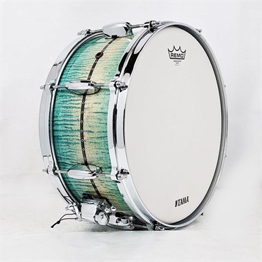 TAMA TMS1465DR-ECB [STAR Maple 14×6.5 Snare Drum - Emerald Sea Curly Maple Burst]【Made in Japan】 画像3