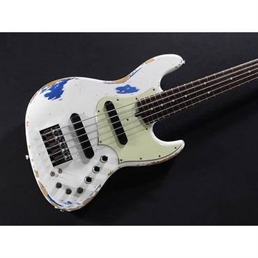 Xotic XJ-1T 5st (Olympic White over Lake Pracid Blue-MH/ALD/Roasted Neck-R/) [Lacquer Heavy Aged] 画像2