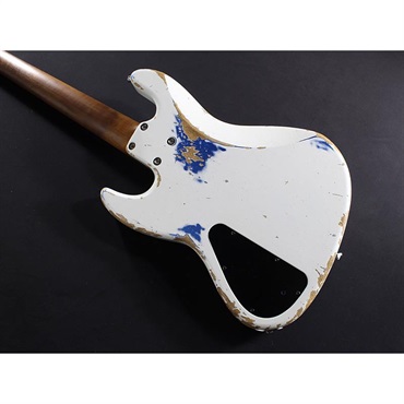 Xotic XJ-1T 5st (Olympic White over Lake Pracid Blue-MH/ALD/Roasted Neck-R/) [Lacquer Heavy Aged] 画像9