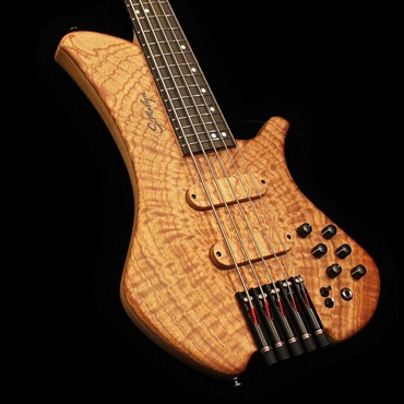 S.Martyn Custom Basses Blaze Single Cut 5st / 30 (Curly Cedro Top) 画像5