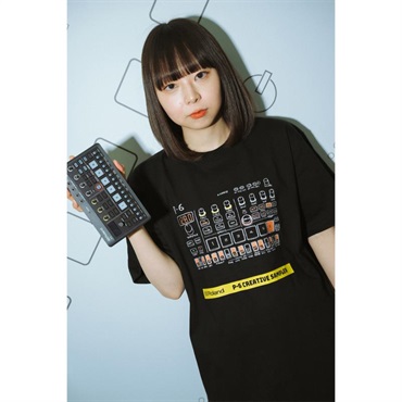 Roland P-6 T-Shirts DesignB L (RT/P-6BL) 画像3