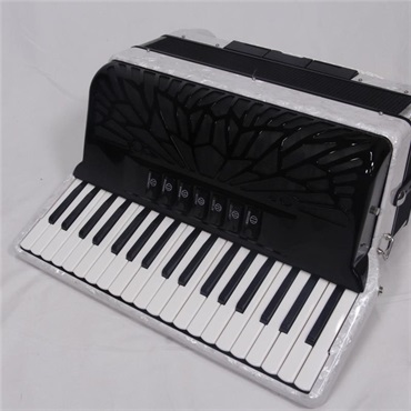 Parrot New Parrot 37K96BS PW パールホワイト 国内限定モデル アコーディオン 37鍵盤 96ベース M.M.L ピアノ式 パロット 画像1