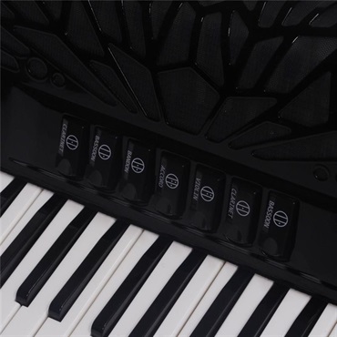 Parrot New Parrot 37K96BS PW パールホワイト 国内限定モデル アコーディオン 37鍵盤 96ベース M.M.L ピアノ式 パロット 画像2