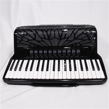 Parrot New Parrot 41K120BS BK 国内限定モデル アコーディオン 41鍵盤 120ベース H.M.M.L ピアノ式 マスタースイッチ付 パロット Black 画像3