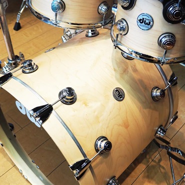 dw Collector's Pure Maple 4pc Drum Kit [BD22，FT16，TT12&10 / Natural Satin Oil]【タムクランプ×2付属】 画像5