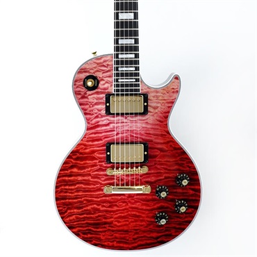 Gibson IKEBE 50th Anniversary 1968 Les Paul Custom 7A Quilt Maple Top Gloss Trans Red SN.511038 画像10