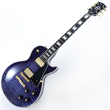 Gibson IKEBE 50th Anniversary 1968 Les Paul Custom 7A Quilt Maple Top Gloss Trans Violet Fade SN.511208 画像1