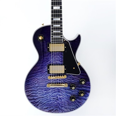 Gibson IKEBE 50th Anniversary 1968 Les Paul Custom 7A Quilt Maple Top Gloss Trans Violet Fade SN.511208 画像10