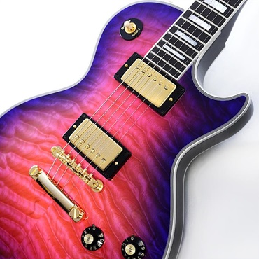 Gibson IKEBE 50th Anniversary 1968 Les Paul Custom 7A Quilt Maple Top Gloss Desert Sunset SN.511248 画像3