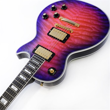 Gibson IKEBE 50th Anniversary 1968 Les Paul Custom 7A Quilt Maple Top Gloss Desert Sunset SN.511248 画像5
