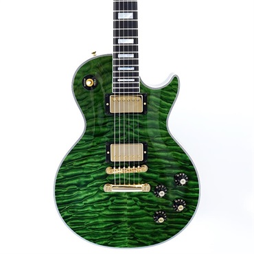 Gibson IKEBE 50th Anniversary 1968 Les Paul Custom 7A Quilt Maple Top Gloss Trans Green SN.600428 画像10