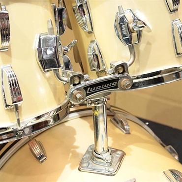 Ludwig VINTAGE 1970's 4pcs Drum Set - Silver Silk [20BD，16FT，12&13TT / ハードケース付属]【委託品】 画像2