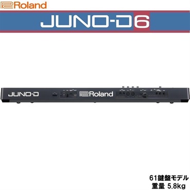 Roland JUNO-D6 (キャリングケースプレゼント) +ダンパーペダルセット(+DP-10) レインカバー付き※配送事項要ご確認 画像1
