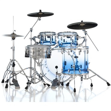 Pearl 2026年3月28日(土)発売 CRB525FP/C #780 [CRYSTAL BEAT 5pc Drum Shell Pack / Glacier Fade]   【Pearl80周年/2026年限定カラー】 画像3