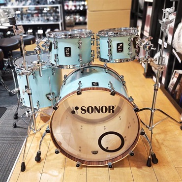 SONOR USED 中古 SQ1 Series 4pc Drum kit [22BD，10TT，12TT，16FT/Cruiser Blue] 画像2