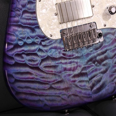 Tom Anderson Drop Top Classic Quilt Maple Top Ultraviolet Blue with Purple Edge Burst SN. 02-24-26P 画像5