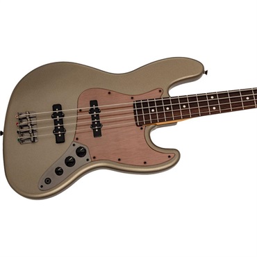 Fender Made in Japan Hybrid II 2026 Collection Jazz Bass Satin Metallic (Matte Champagne Mirage/Rosewood) 画像3