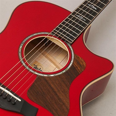TAYLOR 【特価】 Custom GAce Premium Sitka/AA Flame Maple Ruby Red テイラー 画像6