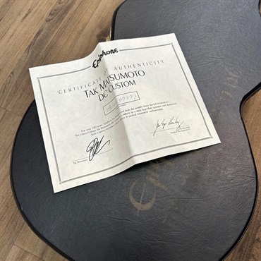 Epiphone USED 中古 Tak Matsumoto DC Custom (Ebony) [SN.09121507371] エピフォン 画像10