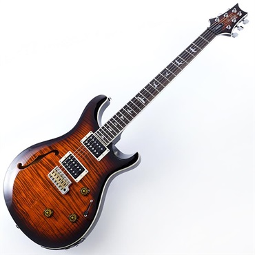P.R.S. USED 中古 SE Custom 24 Semi-Hollow Piezo (Orange Tiger Smokeburst) SN.CTIG112477 画像1