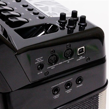 Roland 【夏先取り大特価セール】FR-8XB BK (1台限定・展示クリアランス超特価！) ローランド ボタン式 Vアコーディオン 92 ボタン 120ベース 電子 クロマチックアコーディオン 大型 ブラック 画像4