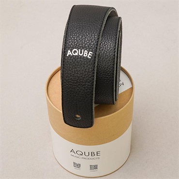 AQUBE MUSIC PRODUCTS 【国産本革ストラップ】SHRINK(Black) / SLIM / M-Size(エレアコ専用テイル) 画像4