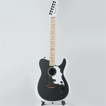 Fender Acoustics Jack White Triplesonic Acoustasonic Telecaster (Satin Arctic White with Black Top/Maple) 【特価】 画像1