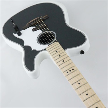 Fender Acoustics Jack White Triplesonic Acoustasonic Telecaster (Satin Arctic White with Black Top/Maple) 【特価】 画像4