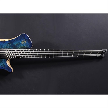 Overload Guitars ACHILLES 5 Poplar Burl Top (Blue Marine) 画像6