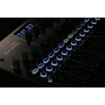 SONICWARE (予約商品・7月以降入荷予定)deconstruct MINIMAL (初回限定・特別価格) 電源アダプター & 3.5mm TRS - MIDI変換アダプター (2個入り、Type A、メス) & マイクロ・ノブ・キャップ (16個入り、ブラック) セット Hypnotic Groove Machine (ソニックウェア) 画像5