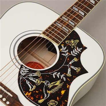 Gibson 【GIBSON×AQUBEストラッププレゼント】Hummingbird Maple Alpine White Gloss 【限定生産モデル】  ギブソン 画像5