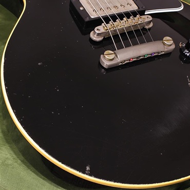 Gibson USED 中古 Murphy Lab 1957 Les Paul Model Light Aged All Ebony SN. 752045 画像6