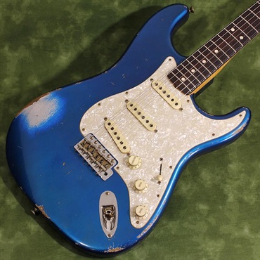 Fender Custom Shop USED 中古 MBS 1963 Stratocaster Relic Aged Sapphire Blue Metallic Master Built by Jason Smith SN. R138905 画像2