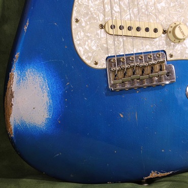 Fender Custom Shop USED 中古 MBS 1963 Stratocaster Relic Aged Sapphire Blue Metallic Master Built by Jason Smith SN. R138905 画像5