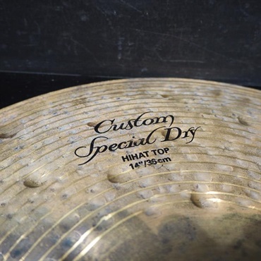 Zildjian USED 中古 K Custom Special Dry HiHat 14 pair [NKZL14CSPDHHT/14CSPDHHBM][966g/1408g] 画像2