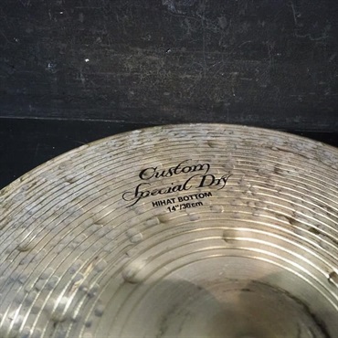 Zildjian USED 中古 K Custom Special Dry HiHat 14 pair [NKZL14CSPDHHT/14CSPDHHBM][966g/1408g] 画像5