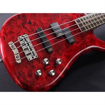 Warwick Pro Series Streamer LX 4st Birdseye Poplar Top (Dark Bleached Red TP HP) [Ikebe 50th Anniversary Special Edition] #013941 画像4