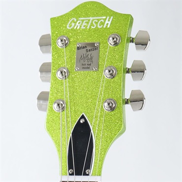 GRETSCH G6120T-HR Brian Setzer Signature Hot Rod Hollow Body with Bigsby (Extreme Coolant Green Sparkle/Rosewood) 画像8