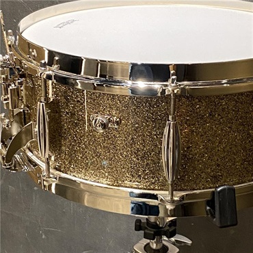 Slingerland Radio King Solid Maple Snare Drum 14×5.5 [Gold Glass/FSLFP5514SMK088] 画像4