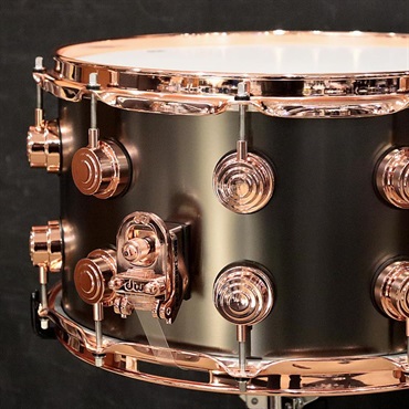 dw DCMR10814SPX710 [Collector's Satin Black Over Brass Snare 14''×8'' / Copper Finish Hardware]【日本初入荷/特注品】 画像2