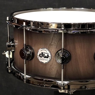 dw DR936514SSN692 [Collector's Pure Walnut 14''×6.5'' - Natural To Quick Ebony Burst / Black Nickel Finish Hardware]【限定生産モデル】 画像1