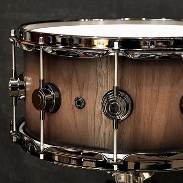 dw DR936514SSN692 [Collector's Pure Walnut 14''×6.5'' - Natural To Quick Ebony Burst / Black Nickel Finish Hardware]【限定生産モデル】 画像3